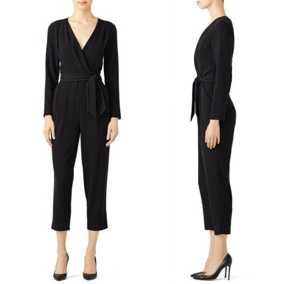 Slate & Willow Pants - Slate & Willow Black Amanda Jumpsuit Size 2